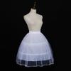 Petticoat Crinoline 20in White Hoop Skirt Victorian Costume Half Slips for Women