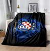 Dinamo Zagreb Flannel Blanket Soft Warm All-Season Throw, Design for Camping, Car Travel, Hiking Sofa, Bed, Office Perfect Gift for Parties
