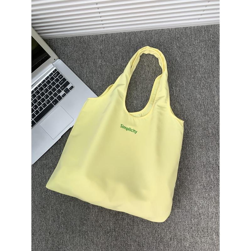 Summer Simple Letter Large Capacity Travel Vacation Bag