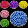 200 st 6 mm enfärgad frostad akrylpärlor Armband Smycken Göra DIY fynd