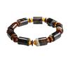 2026 Ximang Twining Line Agate Bracelet Chalcedony Barrel Bead Retro Style Live Broadcast Generation S4081703