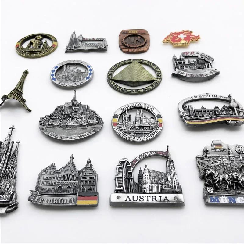 Metall Schweiz New York Eiffelturm München Deutschland Belgien Magnet Kühlschrankaufkleber Flaschenöffner Welttourismus Stadt Wahrzeichen