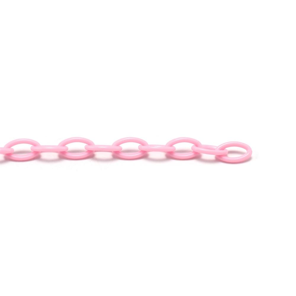 10pcs 50cm Colorful Acrylic Plastic Lobster Clasp Hook Link Chain For DIY Keychain Necklace Jewelry Making Connecter Accessories