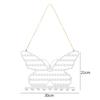 Butterfly Shape Wall Mounted Jewelry Rack Jewelry Hanging Rack for Necklaces Earrings Bracelets Display and Storage Black