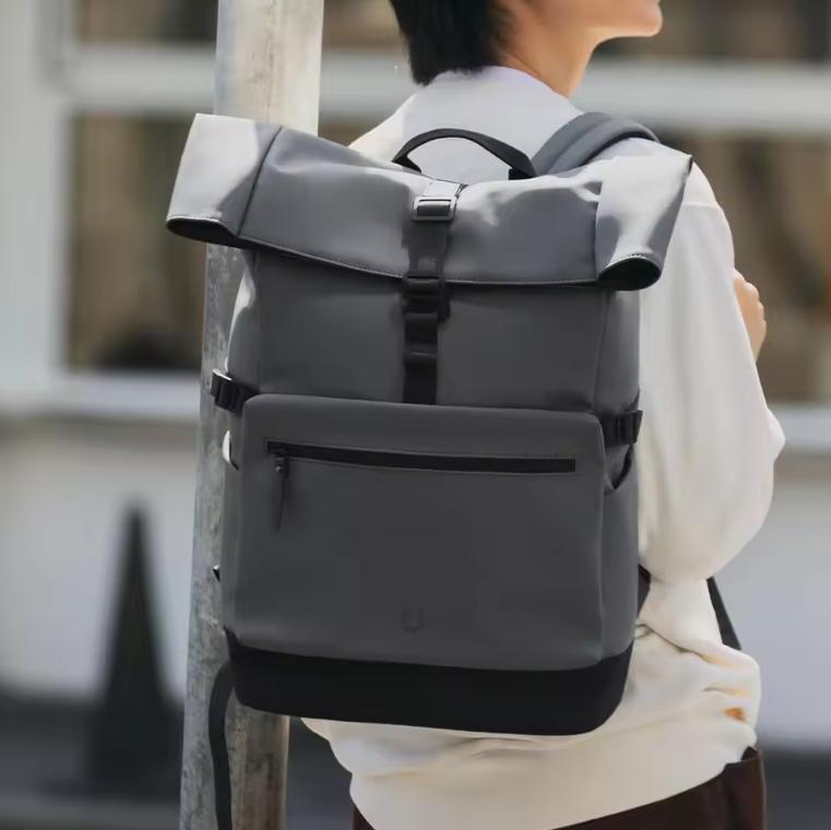 Xiaomi Mijia Rolled-edge Camp Casual Package 23L Big Capacity Shoulders School Bag Life Style Day pack Leisure School Backpack