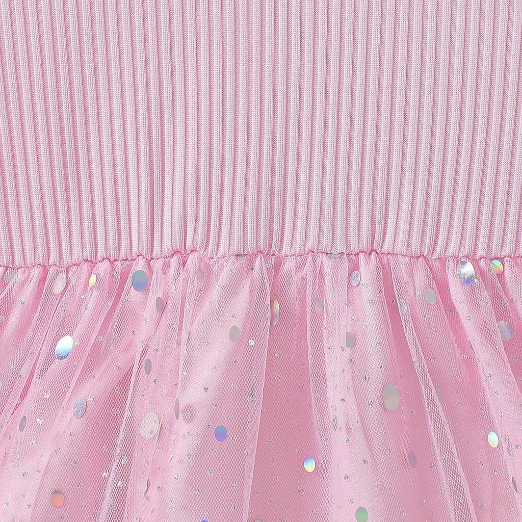 Sweet Girls' Dress Spring/Fall Children's Fashion Tulle Princess Dress