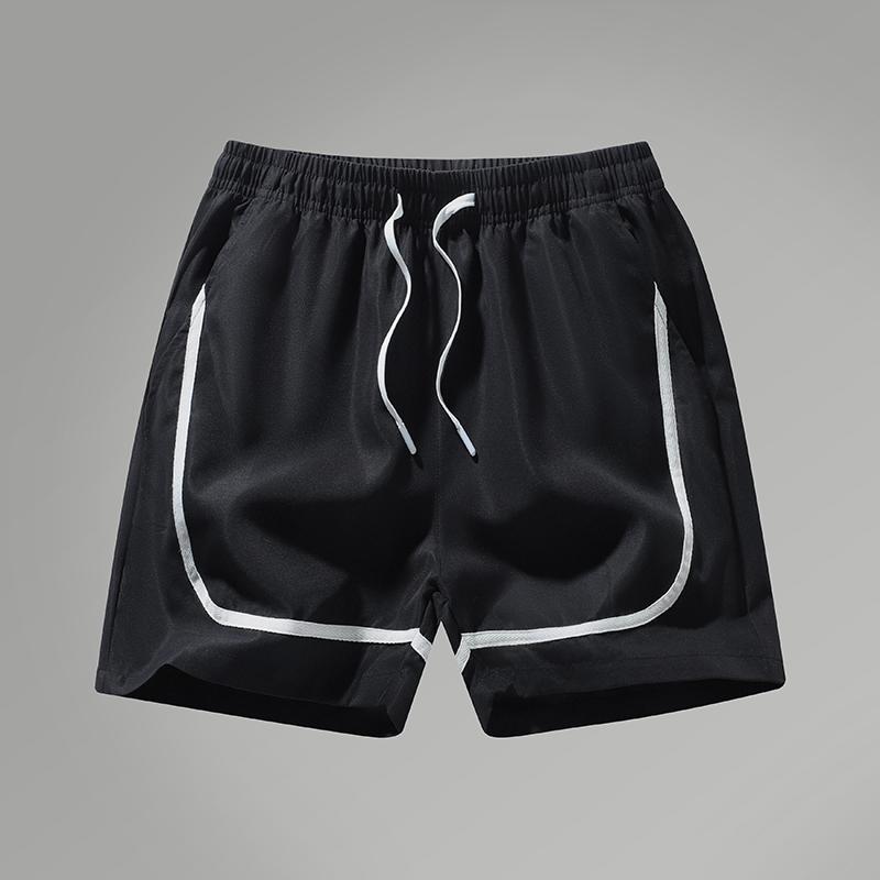 Casual Shorts Men's Five Quarter Pants Summer Loose Quick Drying Solid Color Sports Pants