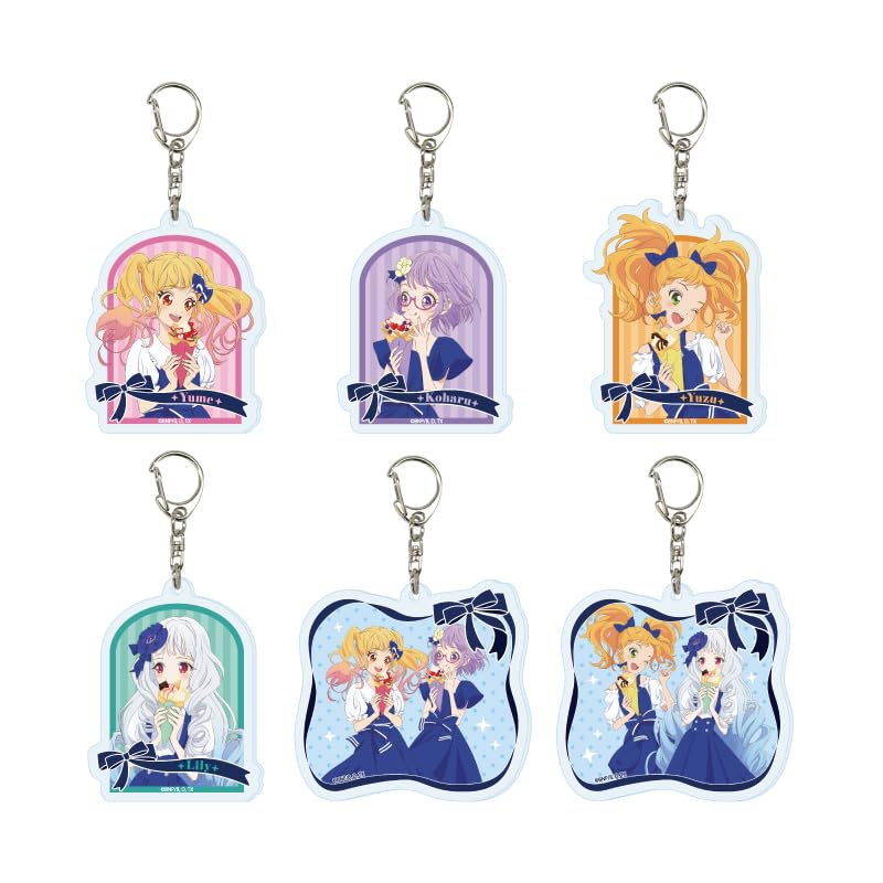 Aikatsu Stars 06 [Original Illustration] Acrylic Keychain Complete Set (Box of 6)