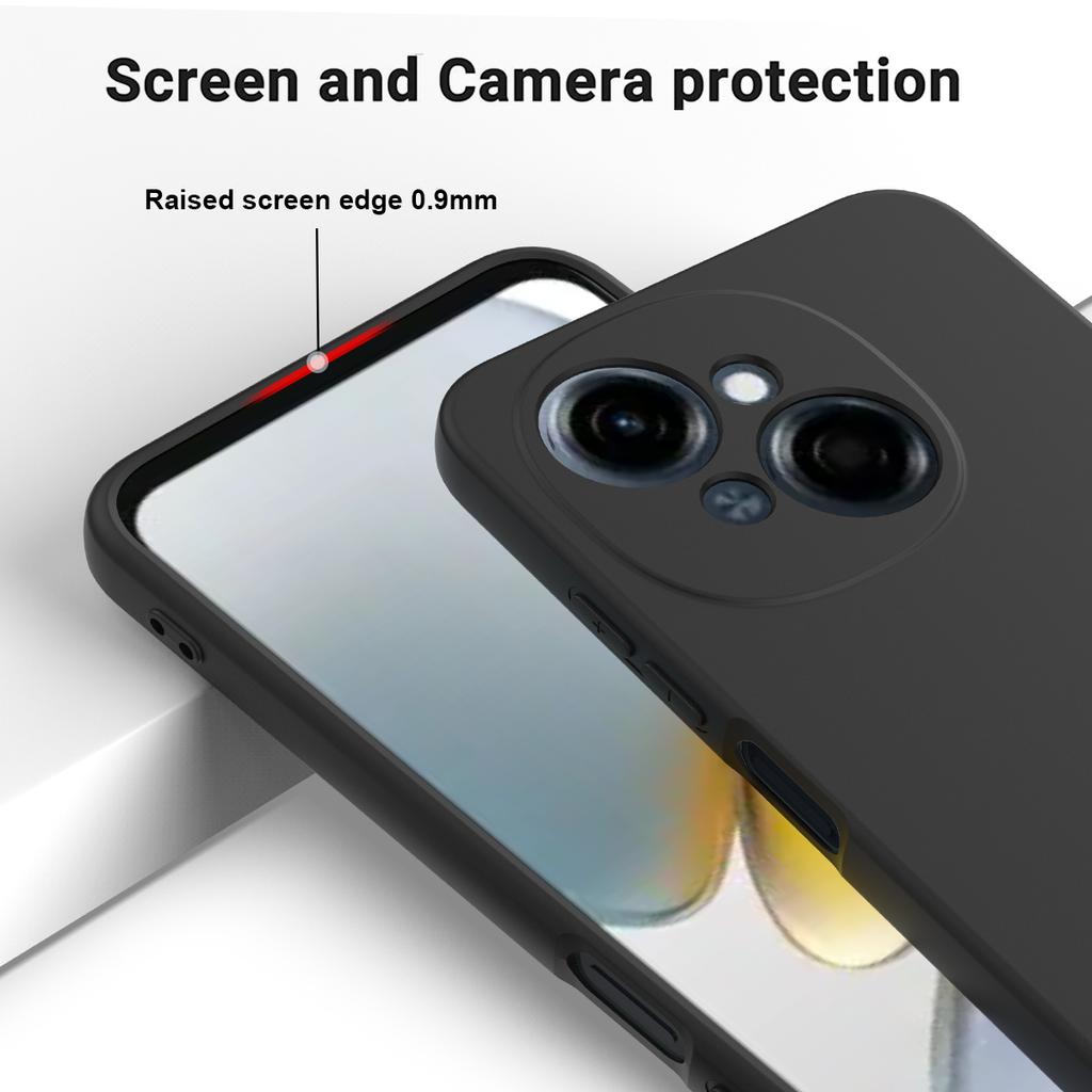 Pentru Carcase TECNO Spark Go 2025/Spark Go 1/Pop 9 4G Silicon Lichid Anti-Zgârieturi Husă Telefon cu Curea de Mână