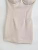 Sexy trägerloses rückenfreies Sommer-Bodycon-Kleid für zierliche Frauen