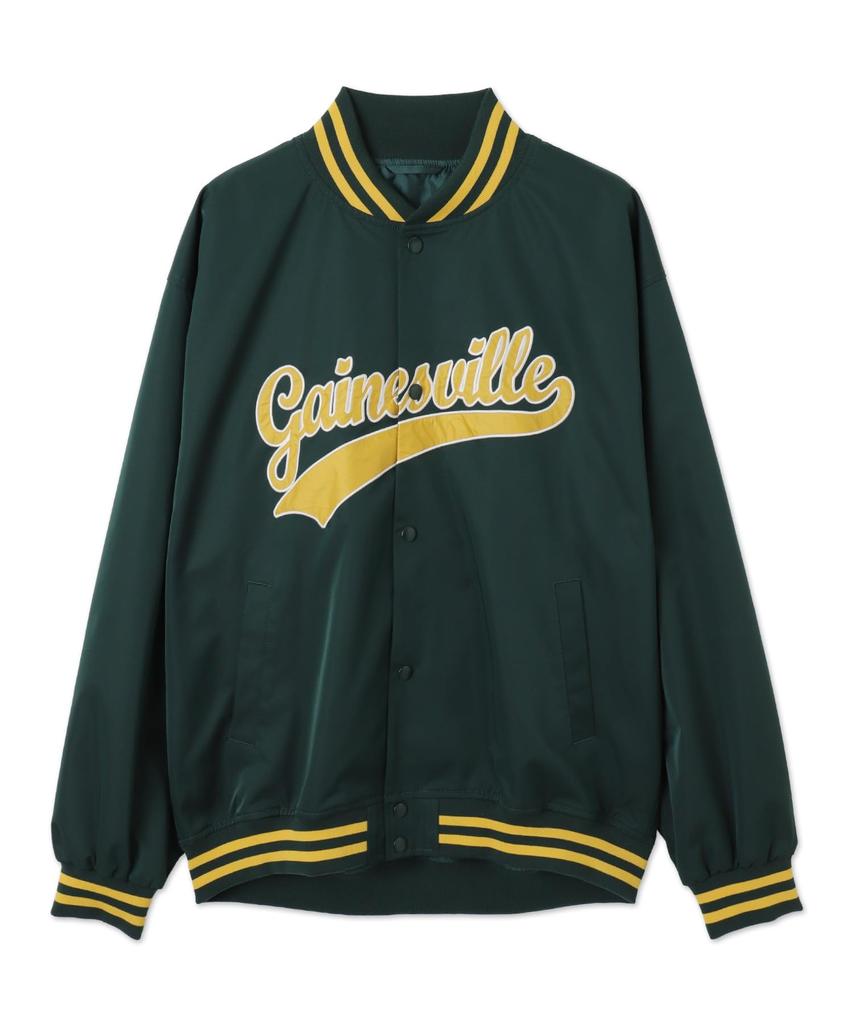 WEGO Patch Logo Stadium Size Green Men's Jacket, M,