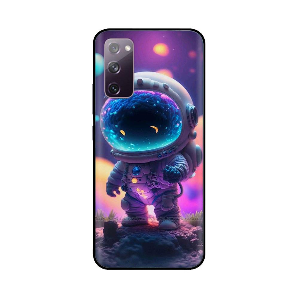 For Samsung Galaxy S20 FE Phone Case Cute Panda Funda Back Cover For Samsung S20 Ultra S20+ Liquid Silicone Protective Bumper