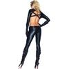 Ladies Sexy Leather Patent Leather Costume, Halloween Costume, Bar Dance Stage Costume