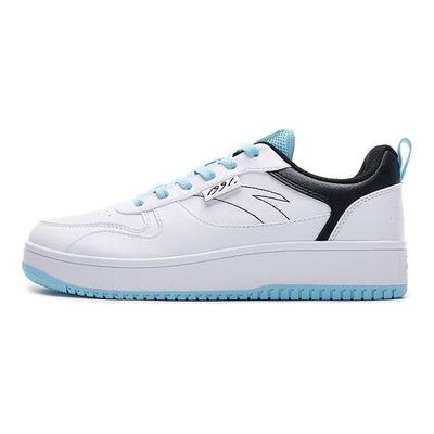 Lifestyle Series Durable Breathable Low-Top Skate Shoes Men Sneakers White Black 912138012-1
