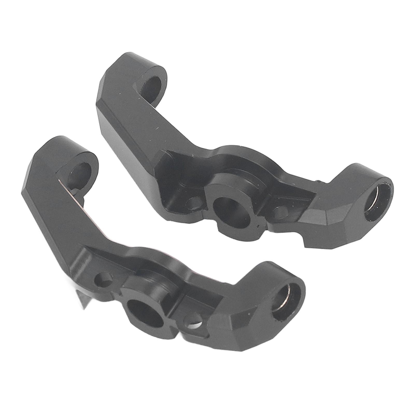 

2PCS Caster Block C Hub Black Brass Stylish Antirust Caster Blocks Front C Hub for Axial 118 UTB18