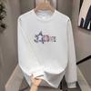 American Heavy Cotton T-Shirt Men'S Bottoming Shirt Long Sleeve Fashion Trend Top Men'S And Women'S Crew Neck Sweater