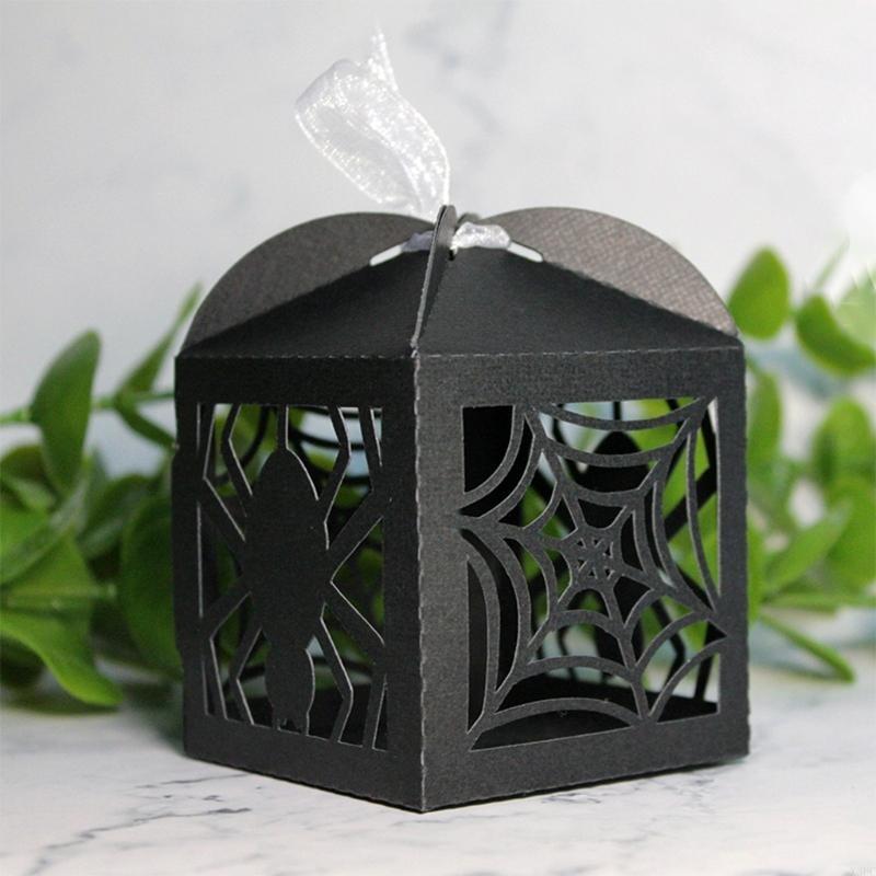 Halloween Gift Box Metal Cutting Dies Stencil DIY Scrapbooking Album Paper Card Template Mold Embossing Decor X3UC