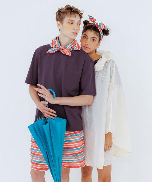 [Sunday Lounge] Men's Beach Stripe T-shirt Pants Set SMKFA402 [Shipped from Korea] 100% Authentic