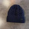 Knit Hat Simple With Embroidered Letters Warm Solid Color For Casual Wear