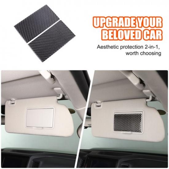 

Soft Carbon Fiber Cosmetic Mirror Panel Sticker For Nissan Frontier D41 2024+