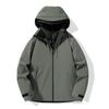 Winter Quality Couple Three-in-one Tibetan Hat Down Solid Color Jacket Sports Outdoor Jacket