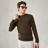 Zhaojun Men's 100% Cashmere Round Neck Sweater