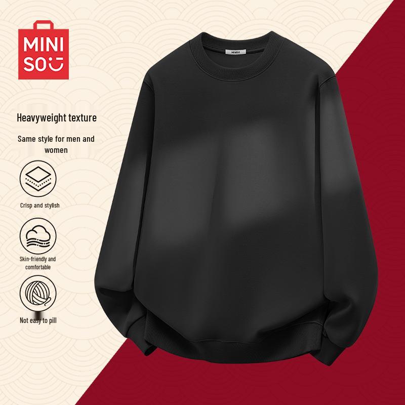 MINISO Unisex Crew Neck Heavyweight Sweatshirt XL