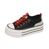 Women Canvas Casual Board Shoes Fashion Low Top Sport Sneakers Size 35-40 Comfortable Walking Travel Everyday Footwear