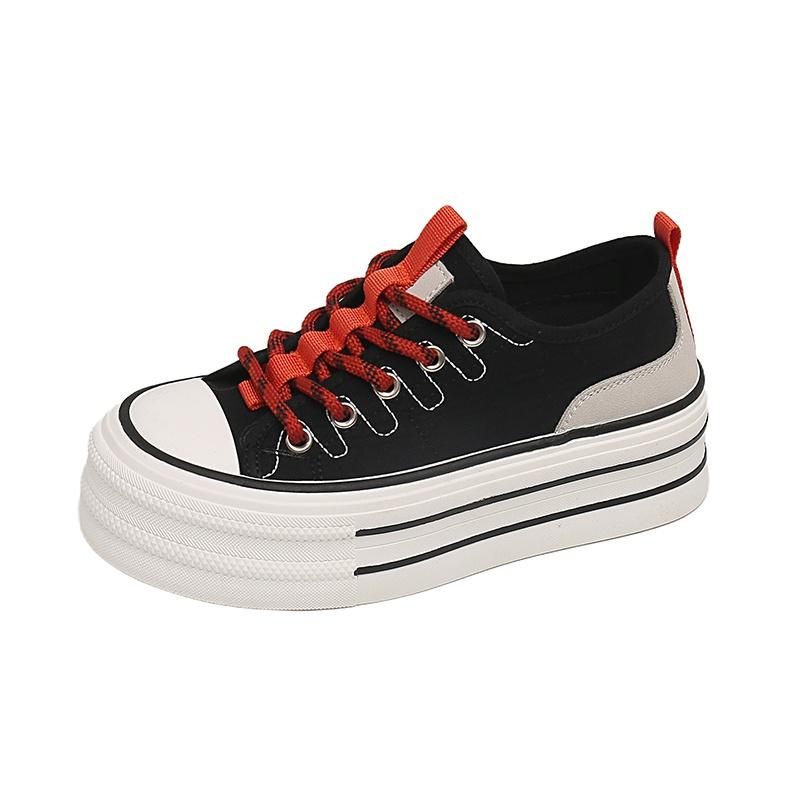 Women Canvas Casual Board Shoes Fashion Low Top Sport Sneakers Size 35-40 Comfortable Walking Travel Everyday Footwear