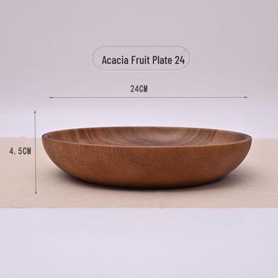 ZISIZ Akazienholz Runde Soßenschale