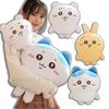 Velmi měkké Hachiware plyšáci Krásný Usagi polštář Japonský styl Vycpaný Anime Kawaii plyšová hračka Polštář za záda na pohovku postel Dárek pro holku