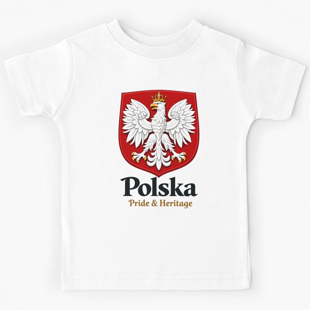 Polska Pride & Heritage – Polish Coat of Arms T-Shirt Kids T-Shirt 130