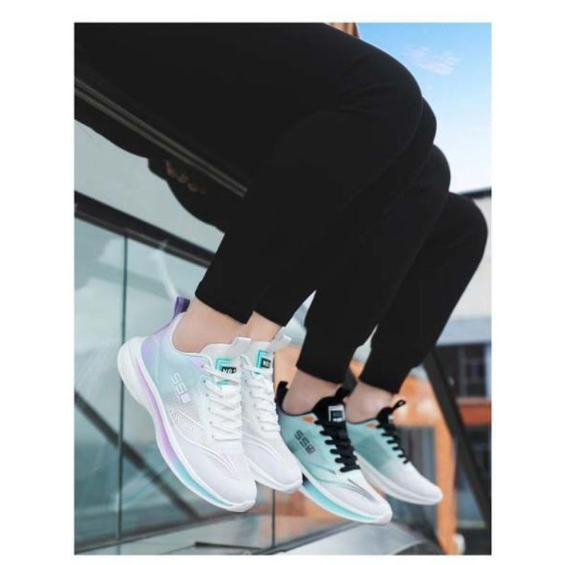 Men's Sports Shoes, Breathable Mesh Upper, Wear-resistant Casual Shoes, Trendy Running Shoes for Teenagers.