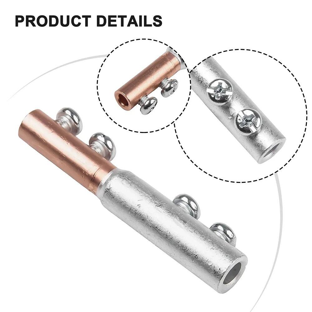 1Pcs Splice Sleeve Copper-aluminum Transition Tube Docking Terminal Cable Connector