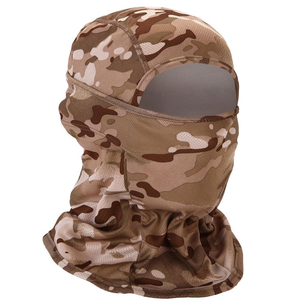 Camo Cycling Mask & Summer Headband: Sun Protection Neck Gaiter for Men & Women