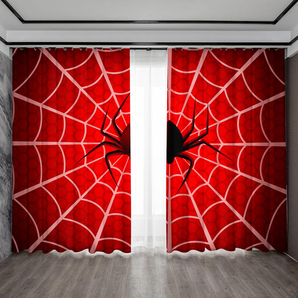 

2 шт. Шторы для украшения дома с изображением животных и карманными шторами для кухни, кофейни, гостиной, балкона, сада 75x166cm&Without mount