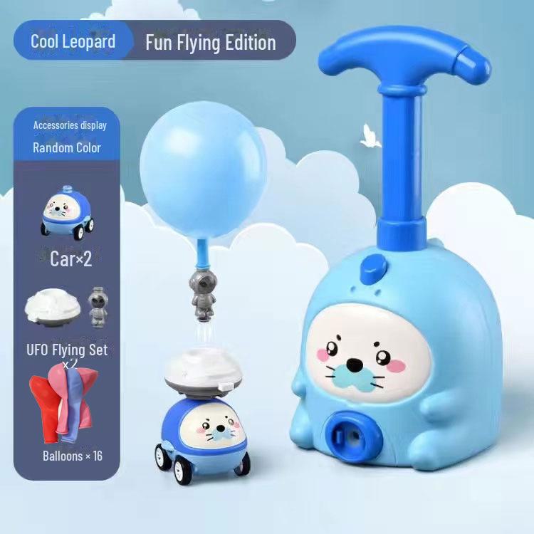 Douyin Piggy Power Air Scooter: Children's Balloon-Powered Animal Toy