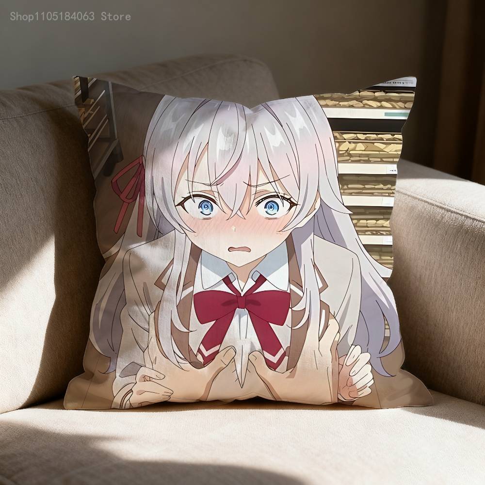 Alya R-Roshidere Pillow Case For Sofa Decor Car Office Room Printing Cushion Cover Decorations and Protector