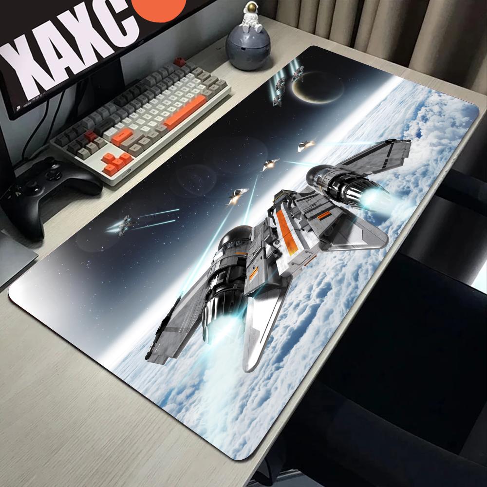 Star Citizen Mauspad XXL Computermatte 900x300x3mm Gaming-Mauspad Groß Bunt Padmouse Tastatur Spiele PC Gamer Schreibtisch