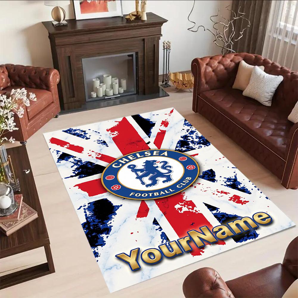 Chelsea Personalized Name Carpet Suitable for Foyer Bedrooms Playrooms Outdoor Anti-slip Rug Anime Office Decor Birthday/Christmas Gift