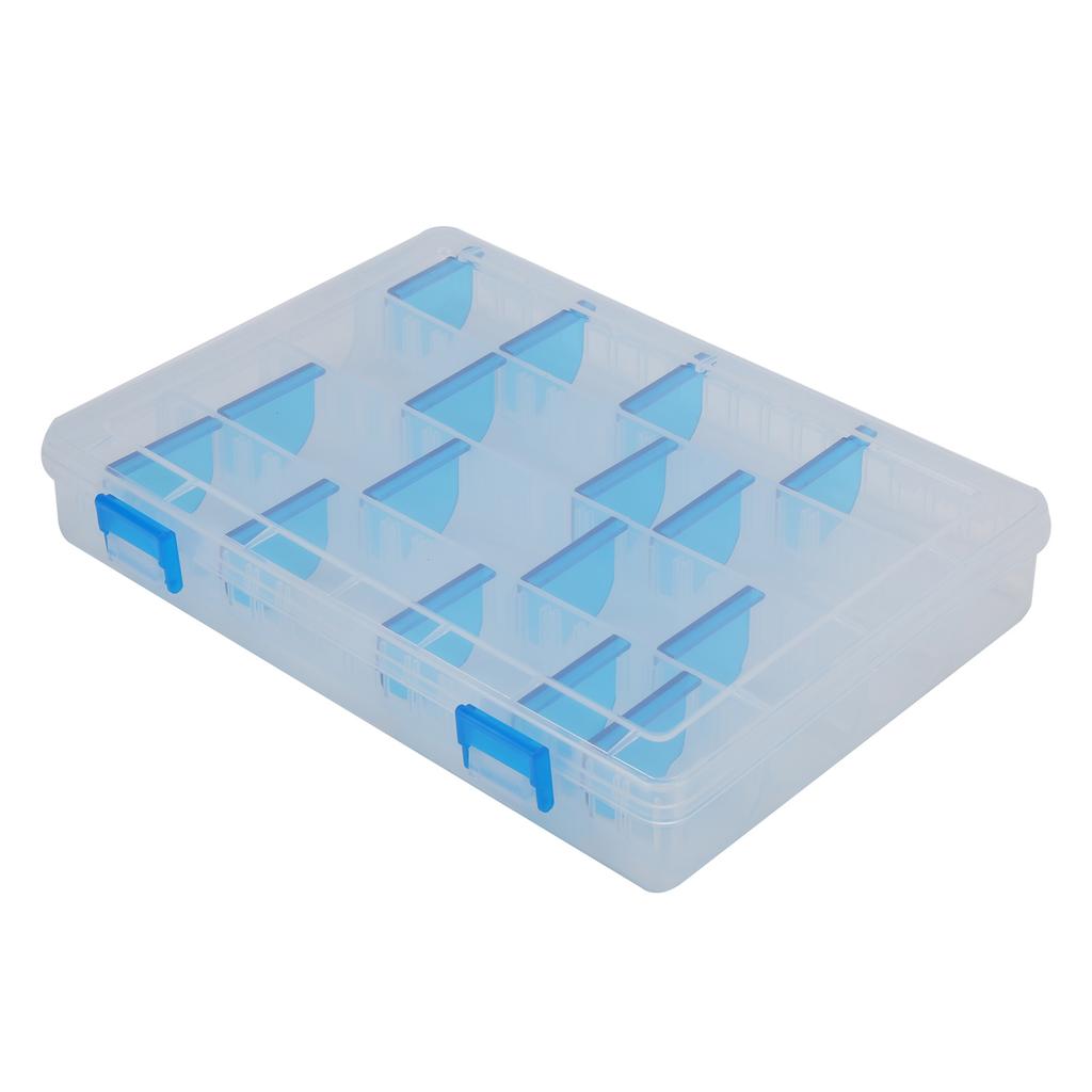 Plastic Fishing Lure Box Single Layer Transparent Lure Fishing Box for Accessories