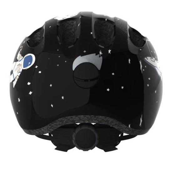 Japanischer ABUS SMILEY Fahrrad Rennrad Größe Schwarz Space [Offizielles Produkt] 2.0 Kinderhelm, Helm, Klein,