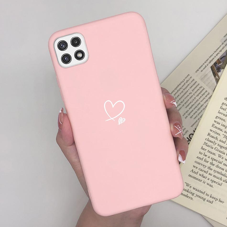 For Samsung Galaxy A22 A22s F42 5G Case Cute Avocado Silicon Back Soft Phone Cover For Samsung A 22 A 22s F 42 5G Colorful Shell