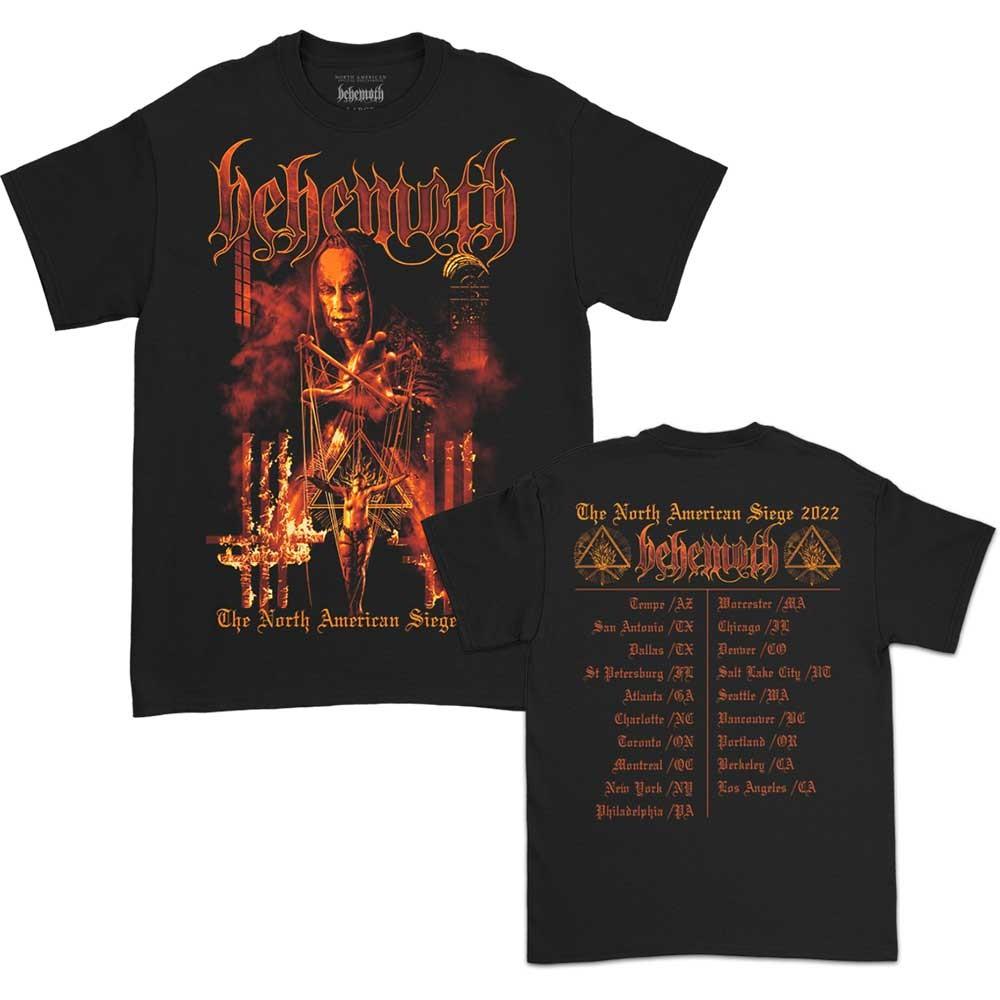 Behemoth T-Shirt: North American Tour  22 Puppet Master (Back Print) OFFICIAL NE M
