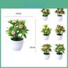 Simulated Lemon Plastic Peach Strawberry Fruit Tree Potted Artificial