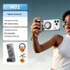 Bluetooth Magnetic Selfie Stick & Stabilizer with Remote Control for Universal Phone Vlogging
