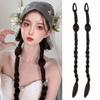 2Pcs Hair Extensions Lantern Double Braided Wig Handmade New Chinese Style Wig  for Women