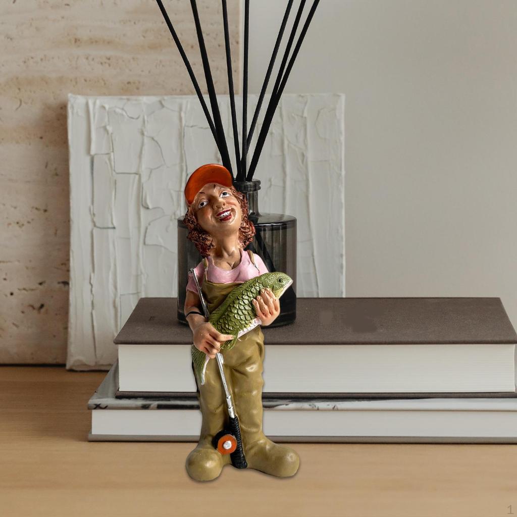 Lidská řemesla Ornament Pryskyřice Socha Dárek k narozeninám Moderní sběratelská figurka domácího dělníka