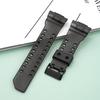 Black Gold Rubber Resin Watch Strap for Casio GA110/400/700/GD120/140
