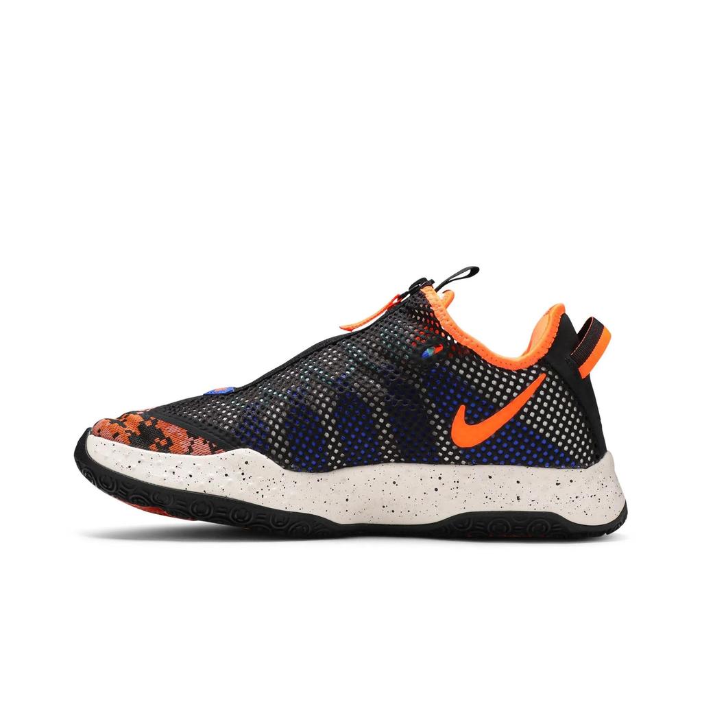 Nike PG 4 'Digi-Camo' (Unisex) Light Cream / Terra Blush / Racer Blue / Total Orange Basketball Shoes CD5079 200